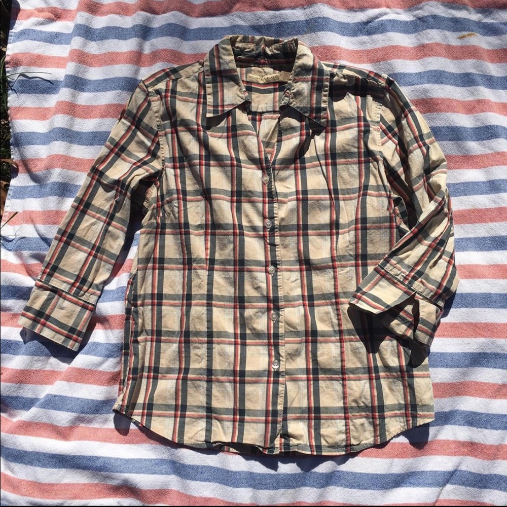 Cotton Flannel Button Down